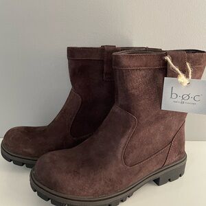 B.O.C. Dark Brown Mid-Calf Water Resistant Boots